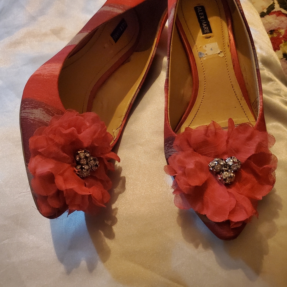 Alex Marie flower heels